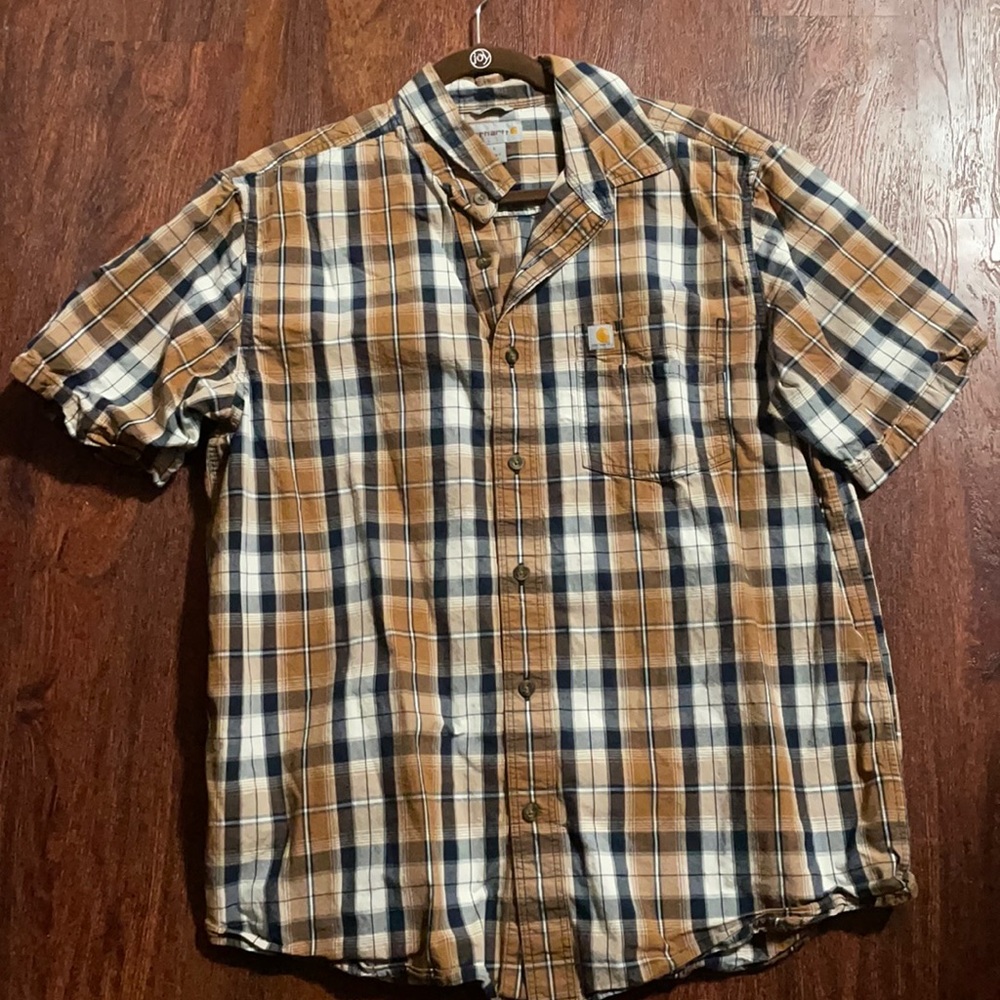 Carhartt men’s short sleeve button up